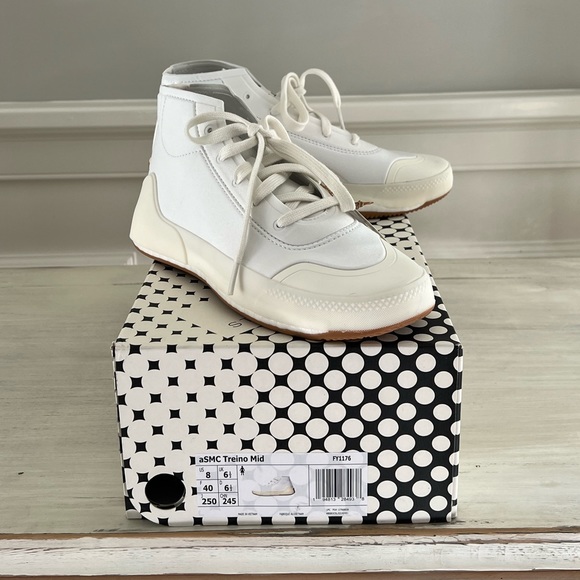 Adidas by Stella McCartney Shoes - Stella McCartney for Adidas White High Top Sneakers, Size 8